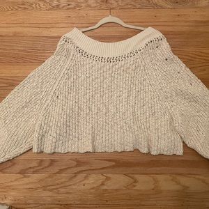 Free People - oversized cropped sweater